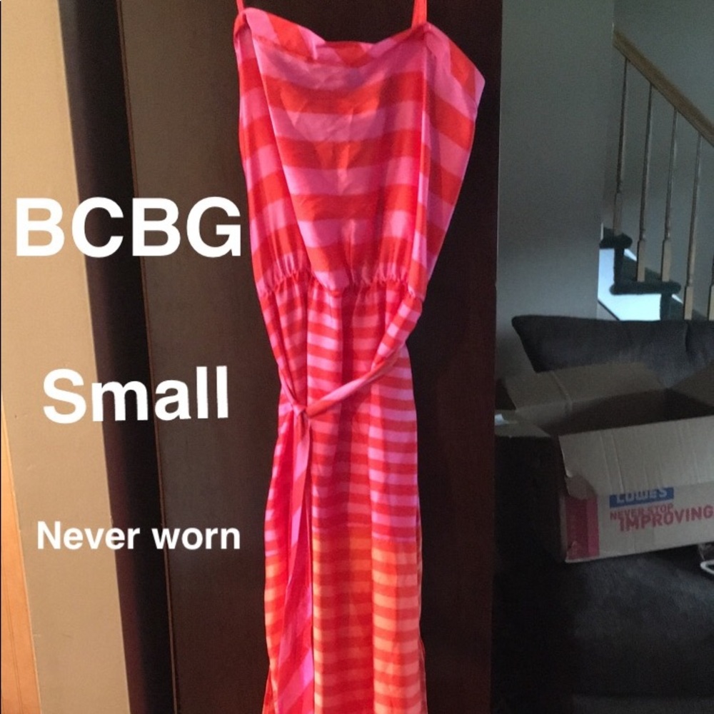 BCBG strapless dress new with tags